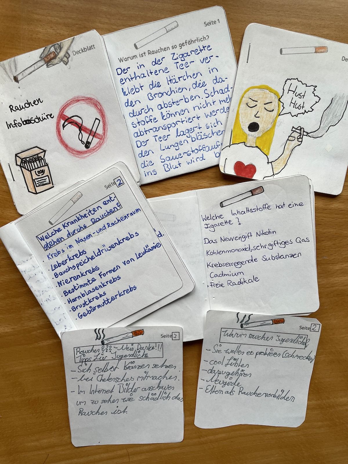 Klasse 6D nimmt erfolgreich an „Nichtraucher-Wettbewerb“ teil