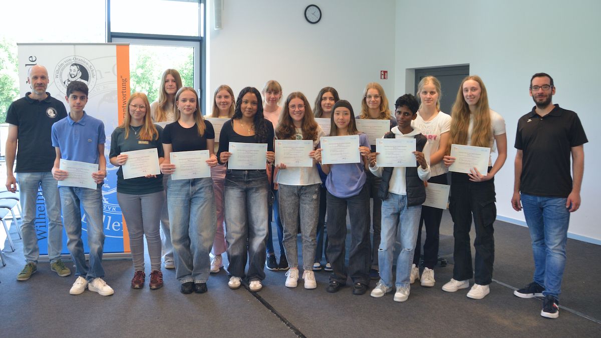 WvO-Schüler absolvieren das DELF-Zertifikat