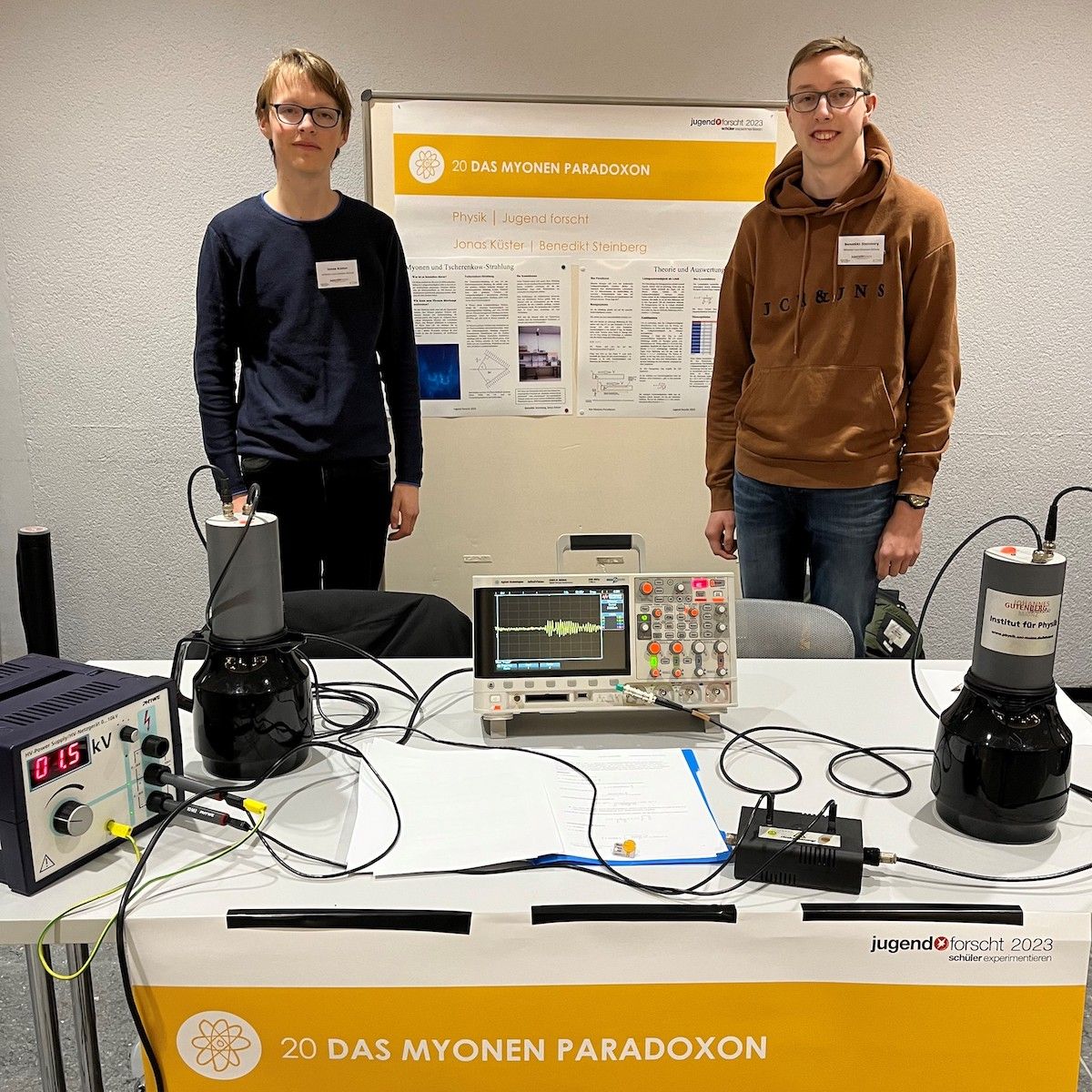 WvO-Schüler Benedikt Steinberg und Jonas Küster erfolgreich bei „Jugend forscht“