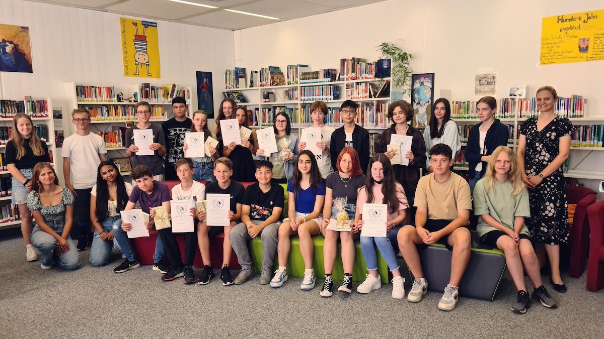 Erstklassige Leseleistung beim Englisch-Vorlesewettbewerb