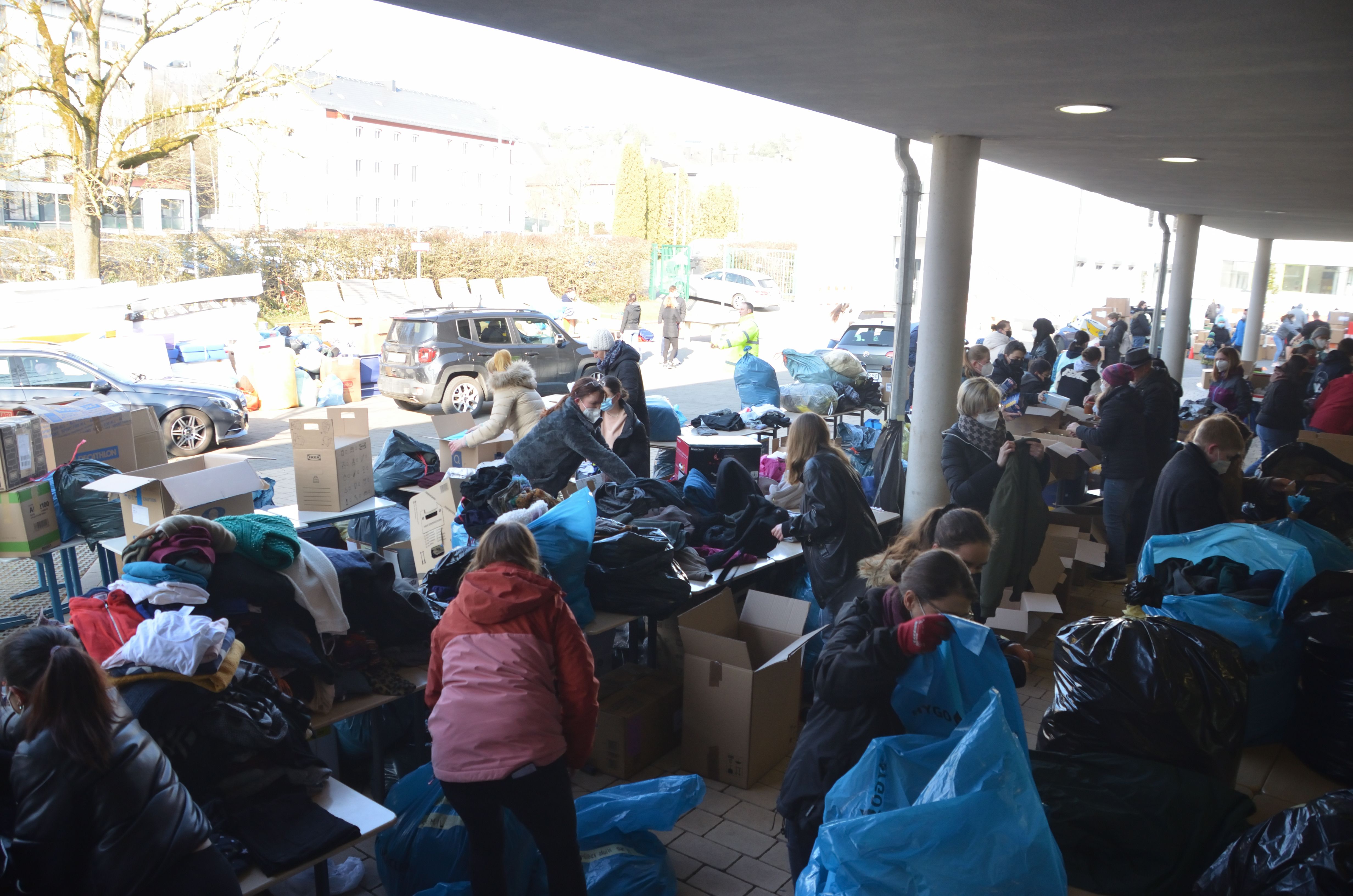 Schule wird am 5. März zum zweiten Sammelstützpunkt der Ukrainehilfe Breitscheid