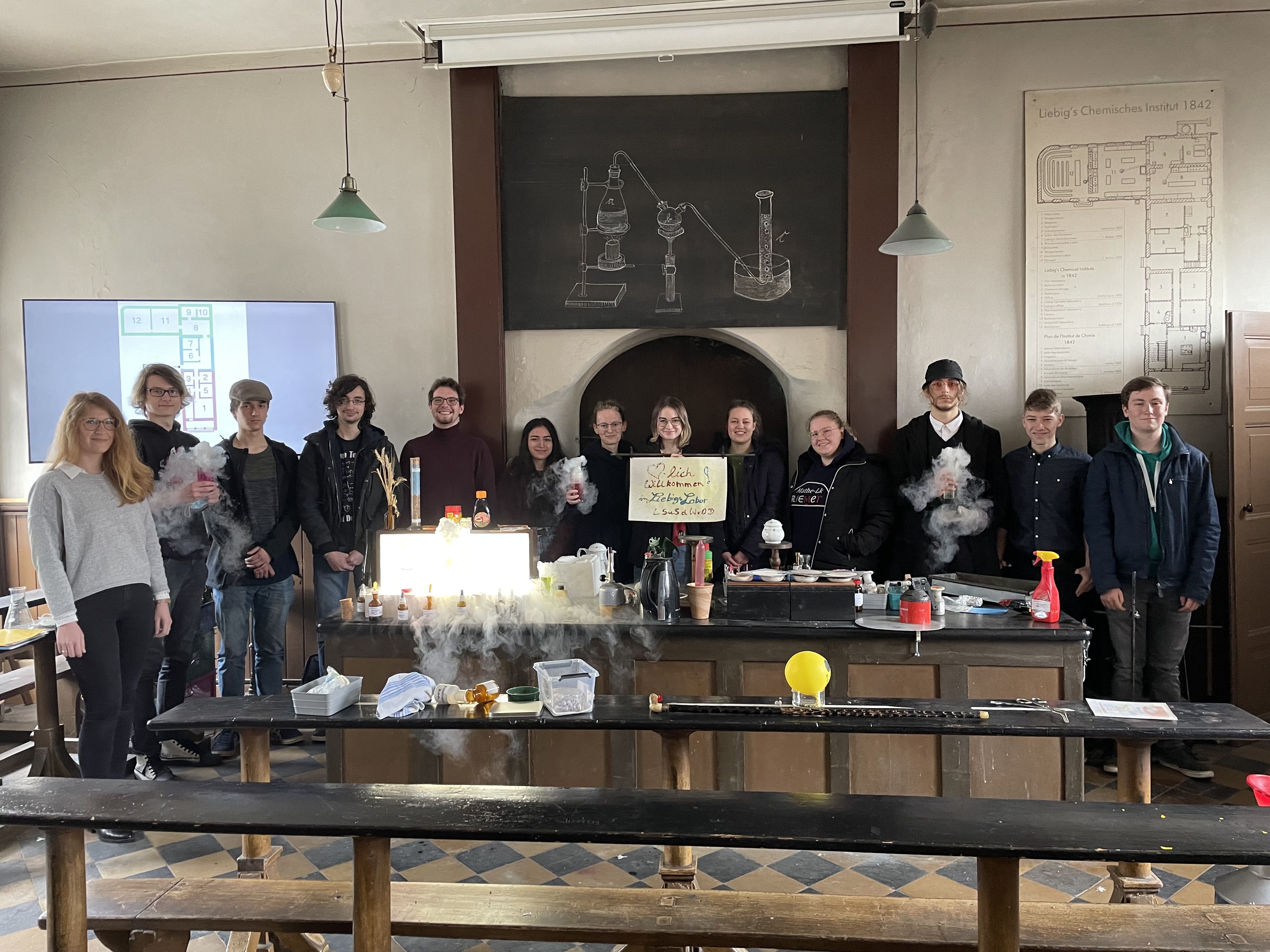 WvO-Chemiker auf den Spuren Liebigs unterwegs