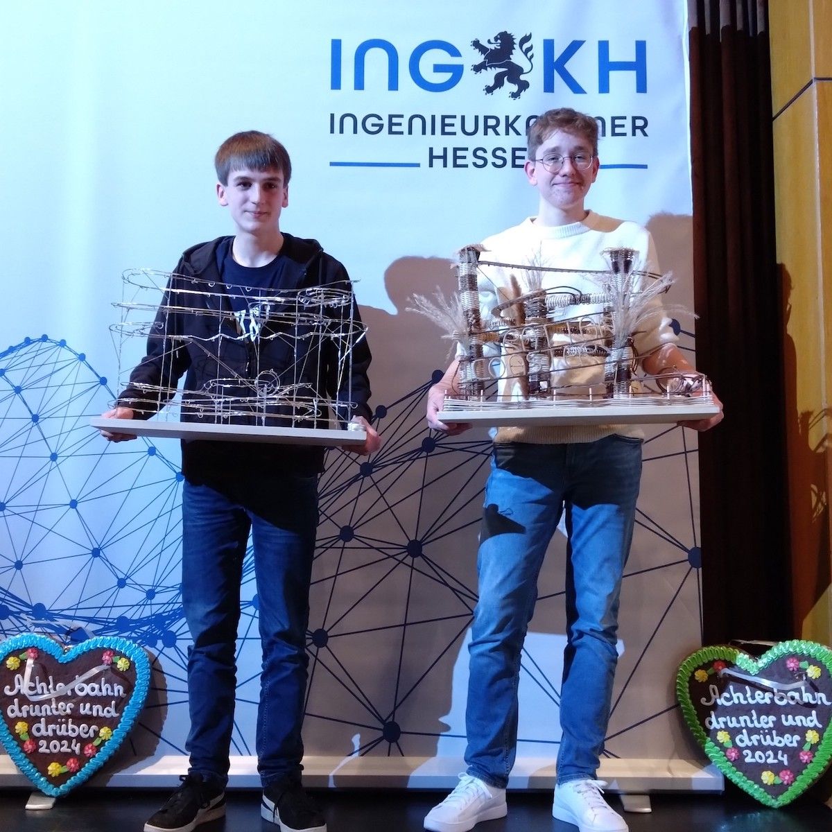 WvO-Schüler belegen den 1. und 2. Platz im hessischen Wettbewerb Junior.ING