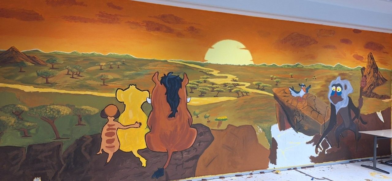 Ein gemeinsames, raumfüllendes Kunstprojekt